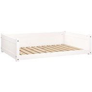SHUMEE Dog bed white 105,5 × 75,5 × 28 cm pine white - Pet Bed