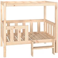 SHUMEE Dog bed 95,5 × 73,5 × 90 cm solid pine - Pet Bed