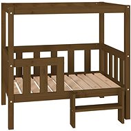 SHUMEE Dog bed honey brown 95,5 × 73,5 × 90 cm solid pine - Pet Bed