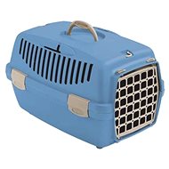 Stefanplast Gulliver 1 - 48 × 32 × 31 cm blue, plastic door - Dog Carriers