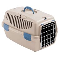 Stefanplast Gulliver 1 - 48 × 32 × 31 cm travertine white, metal door - Dog Carriers