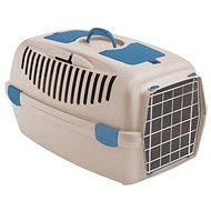 Stefanplast Gulliver 2 - 55 × 36 × 35 cm travertine white, metal hole - Dog Carriers