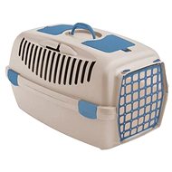 Stefanplast Gulliver 3 - 61 × 40 × 38 cm travertine white, plastic door - Dog Carriers