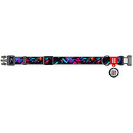 WAUDOG Laser Game QR nylon collar (XL/37-58 cm/2.5 cm) - Dog Collar