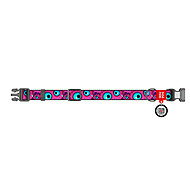 WAUDOG Collar nylon Blue Eyes QR (M/28-40 cm/2 cm) - Dog Collar