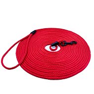 PafDog Ultralight tracking leash 10m/6mm with hand loop - red - Leash
