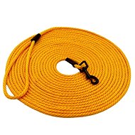 PafDog Ultralight tracking leash 20m/6mm with hand loop - yellow - Leash