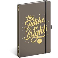 Týdenní diář Future Is Bright 2024 13 × 21 cm - Diář