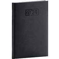 Týdenní diář Aprint 2024 černý 15 × 21 cm - Diář