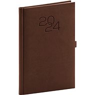Weekly diary Vivella Classic 2024 brown 15 × 21 cm - Planner