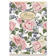 PIGNA Nature Flowers A4, sewn line - Notebook