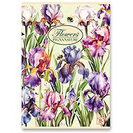 PIGNA Nature Flowers A5 sewn, clean, random motif - Exercise Book
