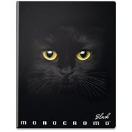 PIGNA Monocromo Black A4 sewn, line - Notebook