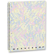 PIGNA Monocromo Multicolor A4 Ringbuch, liniert - Notizblock