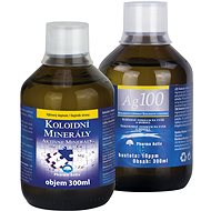 ACTION Colloidal Minerals 300ml + Ag100 10ppm 300ml - Minerals