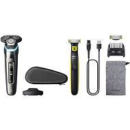 Philips Series 9000 Wet & Dry S9974/35 + Philips OneBlade QP2724/30 - Set