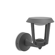 Philips Nuvy wall light 4.3W 27K anthracite - Garden Lighting