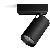 Philips Idris 1× spot bathroom light, GU10, 5 W, without power supply, IP44, black - LED Light