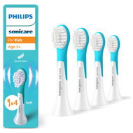 Philips Sonicare for Kids Mini HX6034/90 for kids 3 years and up 4 pieces - Toothbrush Replacement Head
