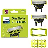 Philips OneBlade Replacement blades 360 + attachments QP624/50 - Replacement Blade Refills