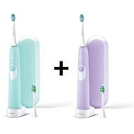 Philips Sonicare for Teens Violet HX6212/88 + Philips Sonicare for Teens Mint HX6212/90 - Elektromos fogkefe