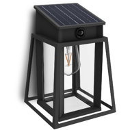 Philips Lysin UltraEfficient solar LED luminaire with sensor 3,2 W, 500 lm, 2700 K, IP44, square, - Motion Sesnor