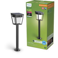 Philips Nissa solar LED column with motion sensor 1.8 W, 250/25 lm, 3000 K, IP44, black - Motion Sesnor