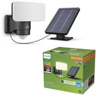 Philips Tylus Security solar LED spotlight with sensor 6 W, 1000/50 lm, 3000 K, IP44, black - LED Reflector