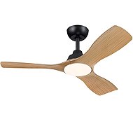 Philips Olas stropní ventilátor a svítidlo 30 W+24 W černá a dřevo - Fan