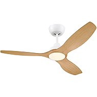 Philips Olas Ceiling Fan and Light 35W+24W White and Wood - Fan