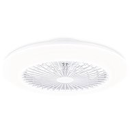 Philips Amigo ventilátoros mennyezeti lámpa, 20 W + 42 W, 4400 lm, 2700-4000-6500 K, IP20, fehér/csillámos - Ventilátor