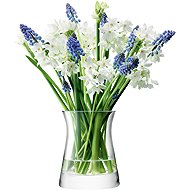 LSA Flower Garden Posy glass vase, 13 cm clear, handmade - Vase