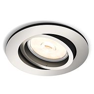 Philips Donegal ceiling luminaire GU10 1 × 5,5 W, without source, round 9 cm, IP20, matt chrome - Decorative Lighting