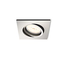 Philips Donegal ceiling luminaire GU10 1 × 5,5 W, without source, square, 9 cm, IP20, matt chrome - Decorative Lighting