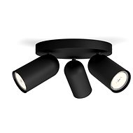 Philips Pongee spotlight 3 × GU10 5,5 W, without power supply, IP20, black - Decorative Lighting