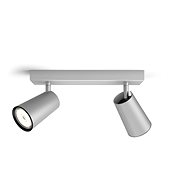 Philips Paisley spot light 2 × GU10 5,5 W, without power supply, IP20, aluminium - Decorative Lighting