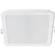 Philips Meson LED ceiling luminaire 12,5 W, 900 lm, 3000 K, 14 cm, square IP20, white - Decorative Lighting