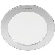 Philips DIAMOND LED ceiling luminaire 3,5 W, 300 lm, 2700 K, 9,5 cm, round, IP20, silver - Decorative Lighting