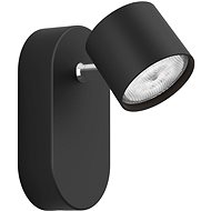 Philips Star LED spotlight 1 × 4.5 W, 500 lm, 2700 K, IP20, dimmable, black - Spot Lighting