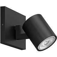 Philips Runner spotlight 1 × GU10 20 W, without source IP20, black - Spot Lighting