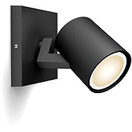Philips Hue WA Runner GU10 5W 350lm 2200-6500K IP20 LED Spot Light Black + Dimmer Switch - Ceiling Light