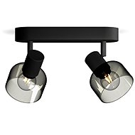 Philips Sleet Spot Light 2× E14 25W without Bulb 24cm IP20, Black - Spot Lighting