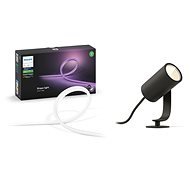Philips Hue White and Color Ambiance Outdoor LightStrips 5M + Philips Hue White and Color Ambiance L - Smart Lighting Set