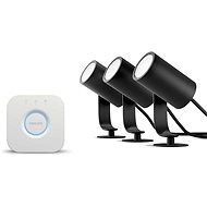 Philips Hue White and Color Ambiance Lily Base Kit 17414/30 / P7 + Bridge - Lampe