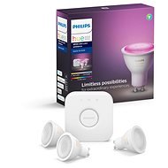 Philips Hue White and Color ambiance 5,7 W GU10 starter kit - LED žiarovka