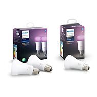 Philips Hue White and Color Ambiance 9W E27 Set of 2 pcs + Philips Hue White and Color Ambiance 9W E - Smart Lighting Set