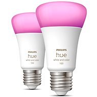Philips Hue White and Color Ambiance 9W 1100 E27 2 pcs - LED Bulb