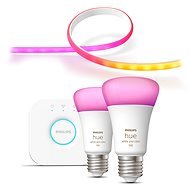 Philips Hue Gradient Lightstrip + White and Color Ambiance 9 W 1100 E27 malý promo starter kit - LED pásik