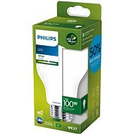 Philips LED 7,3-100W, E27, 3000K, Milglas, A - LED-Birne