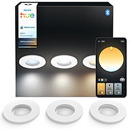 Philips Hue Adore recessed 3 × 4.2W, white - Ceiling Light